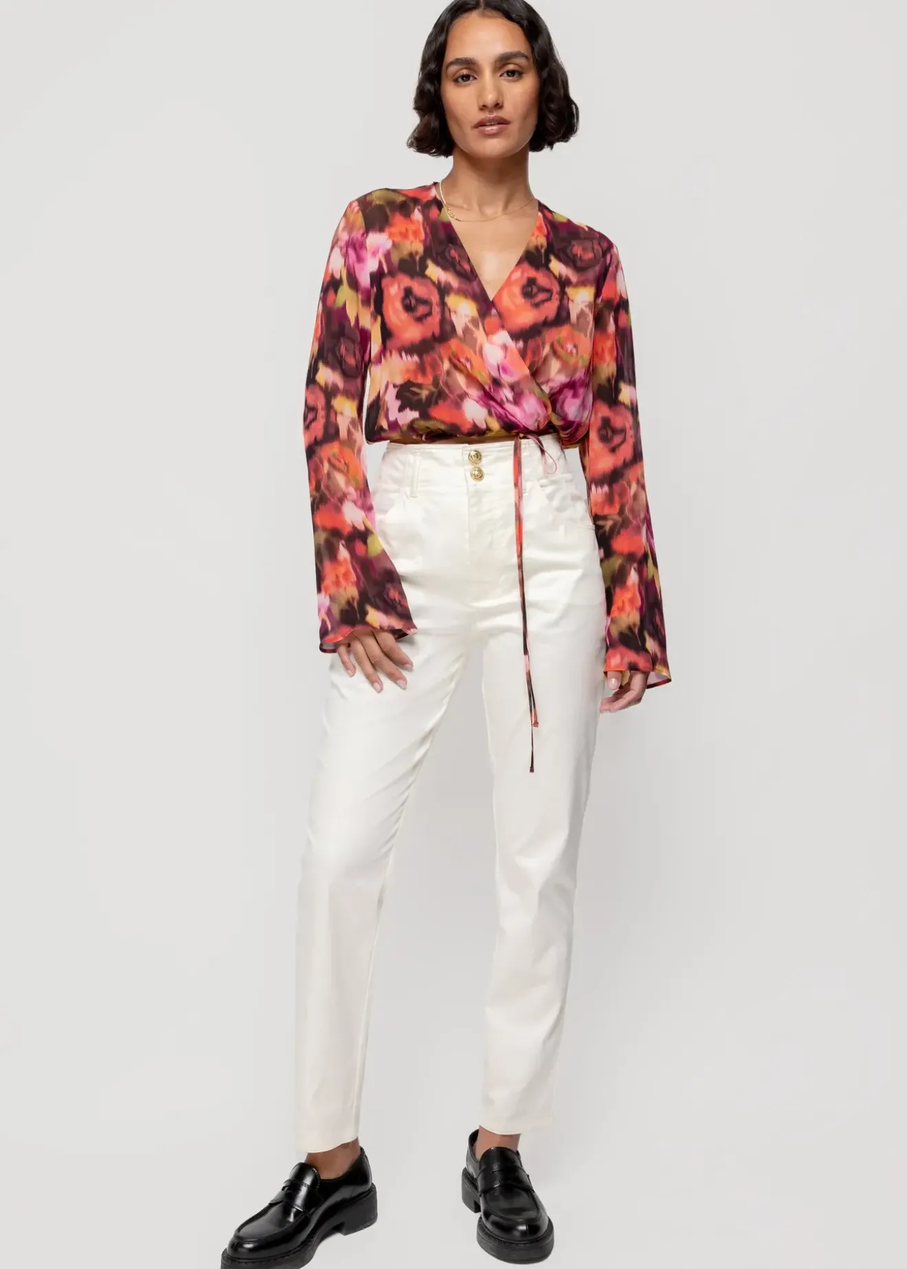 Vanilia Katoenen Broek Tapered Fit Pristine Best
