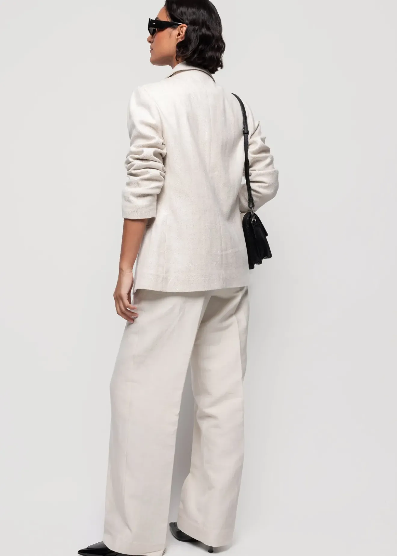 Vanilia Linnen Colbert Natural Linnen Fashion