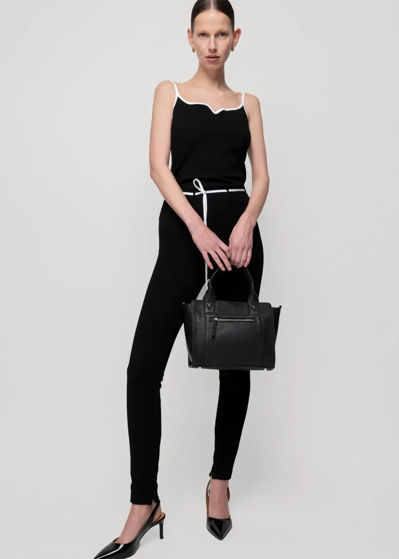 Vanilia Rib Legging Zwart Sale