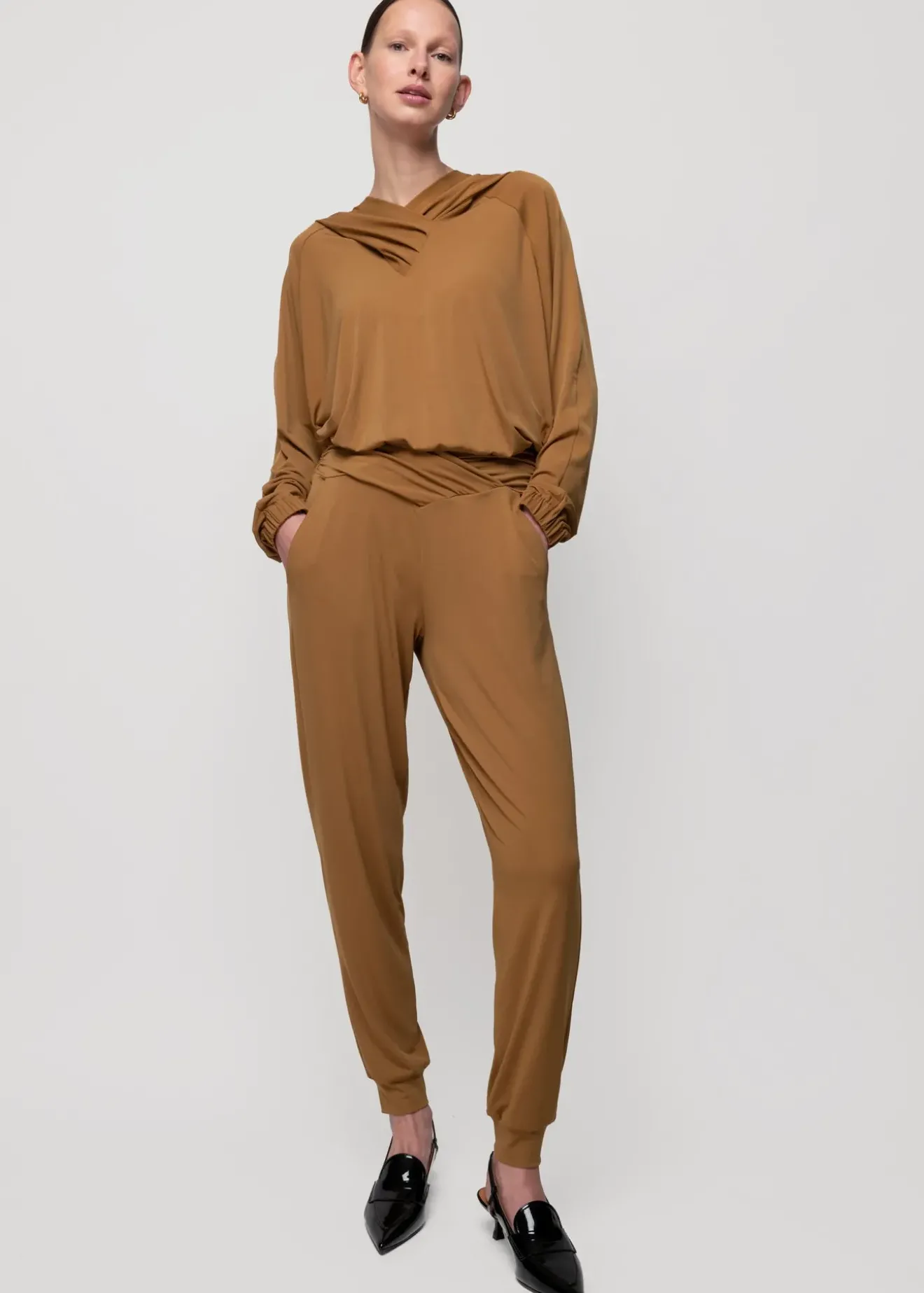 Vanilia Tricot Jogger Breen Discount